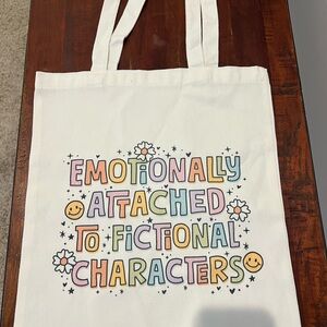 Adorable bookworm tote!!!